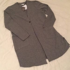 J.Jill Grey Jersey Sweater